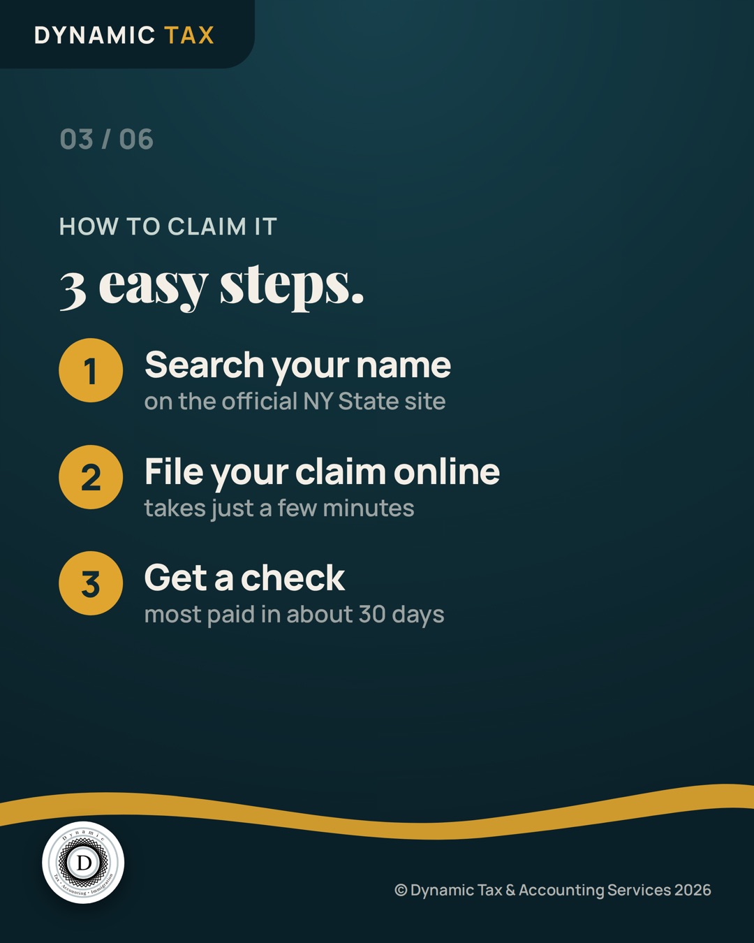 How to claim NY unclaimed funds in 3 easy steps: search your name on the official NY State site, file your claim online, get a check — most paid in about 30 days